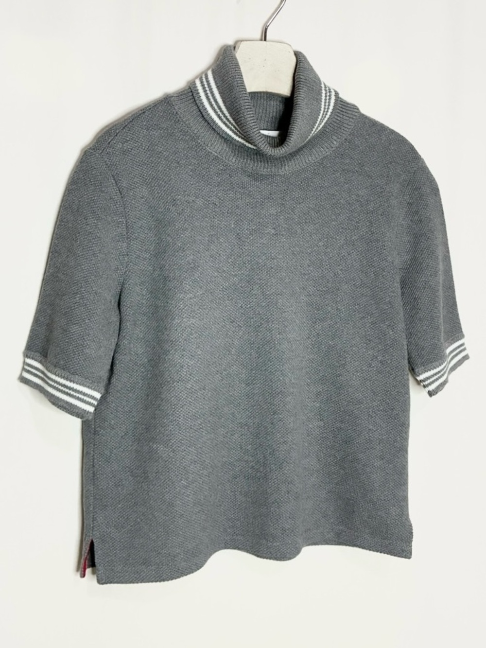 Thom Browne Short Sleeve Turtleneck Sweater - Picture 3 of 10